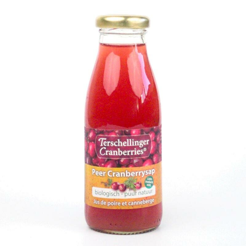 Terschellinger Peer Cranberrysap Biologisch 250 ml met 20% cranberrysap