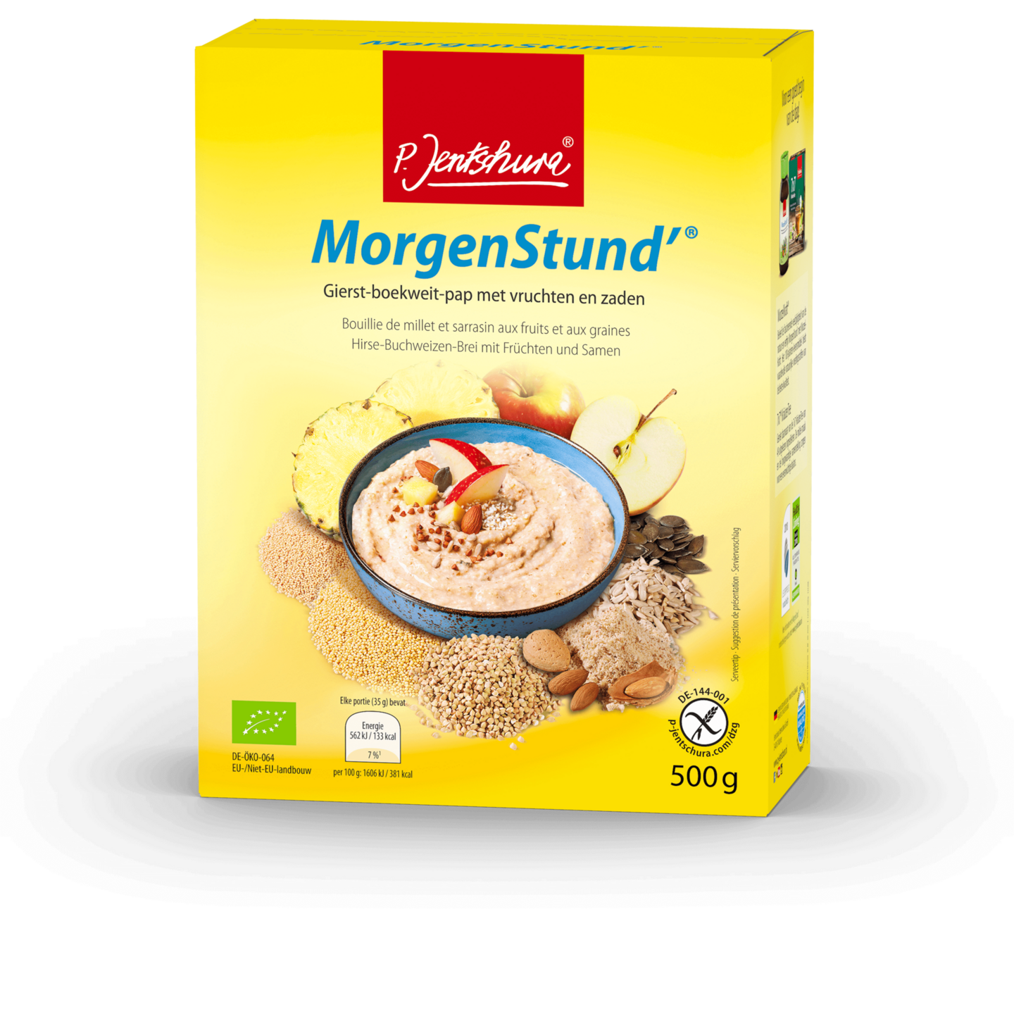 Jentschura MorgenStund BIO Ontbijtpap 500 g zonder toegevoegde suikers