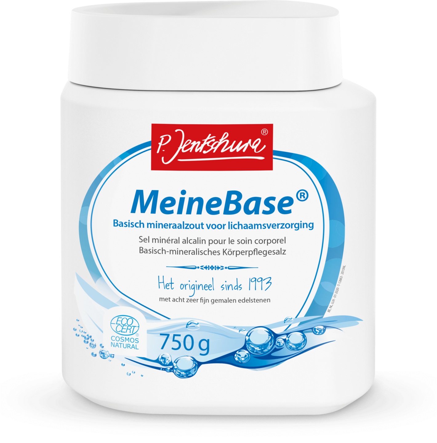 Jentschura MeineBase Badzout 750 g met 8 fijngemalen edelstenen