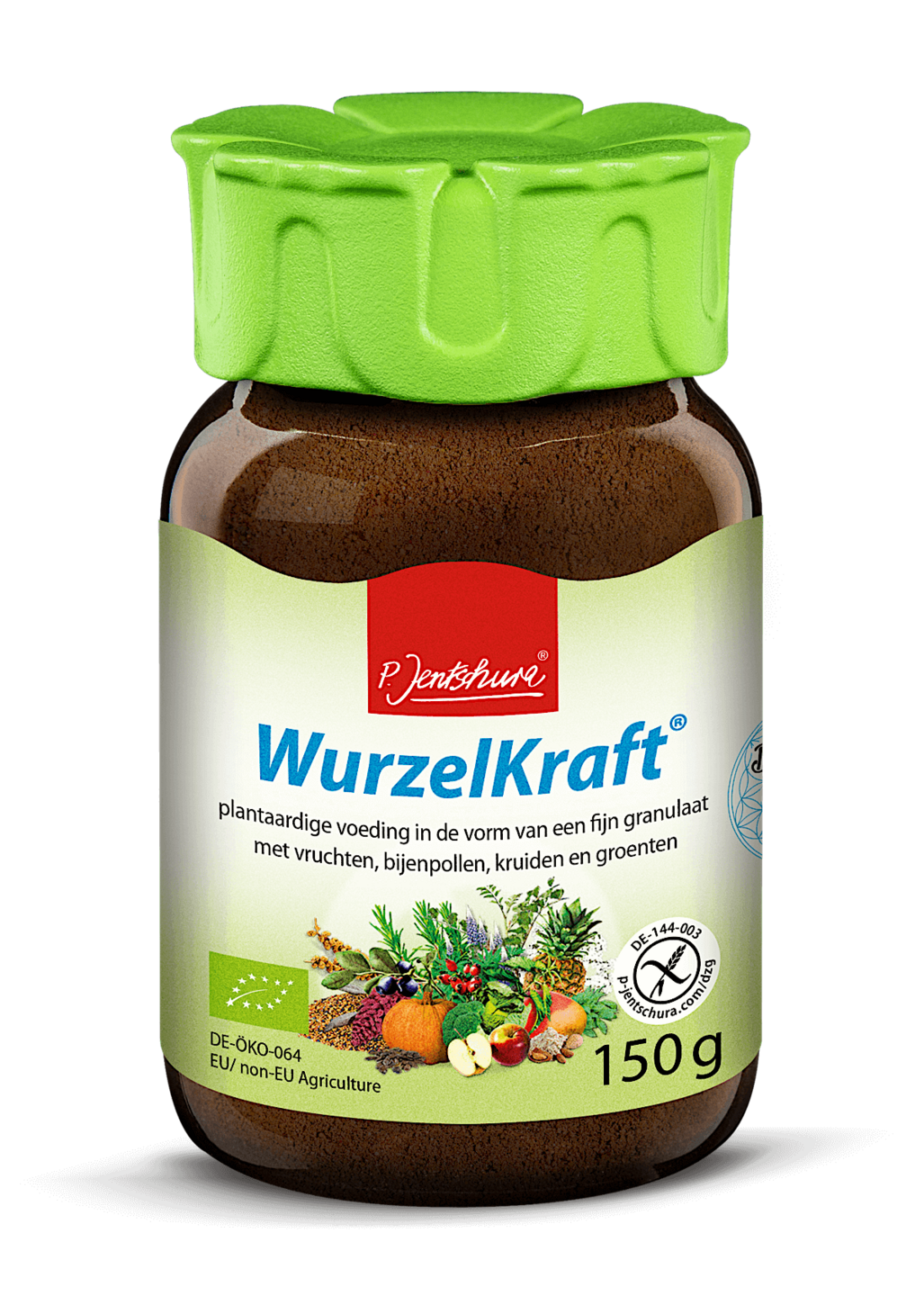 Jentschura WurzelKraft BIO 150 g &ndash; fijn granulaat met 100+ ingredi&euml;nten