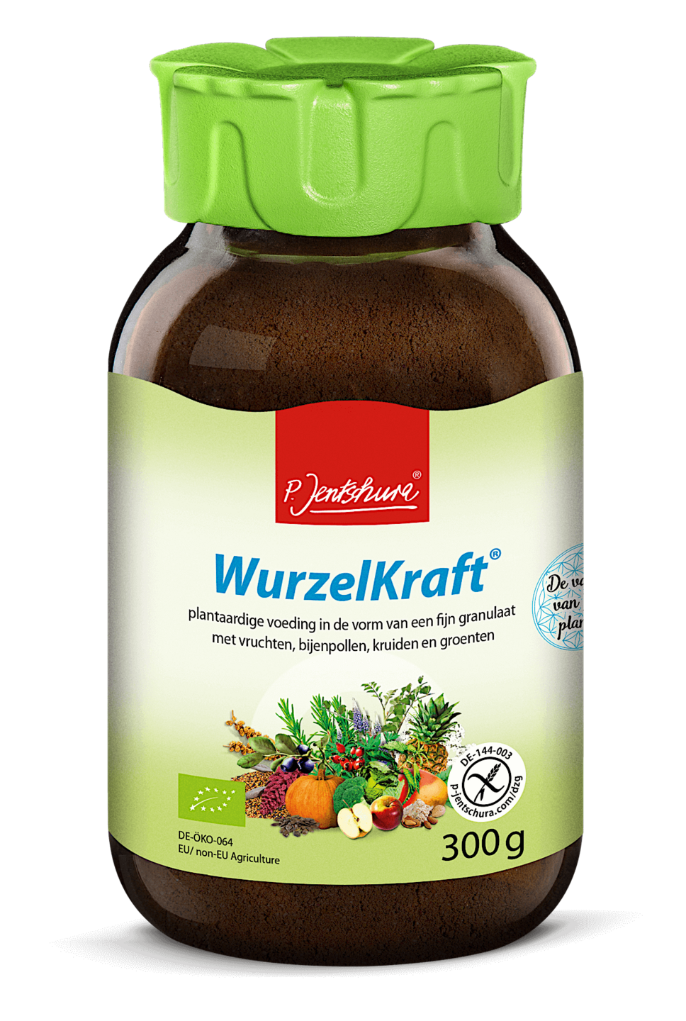 P. Jentschura WurzelKraft BIO 300 g met meer dan 100 plantaardige ingredi&euml;nten