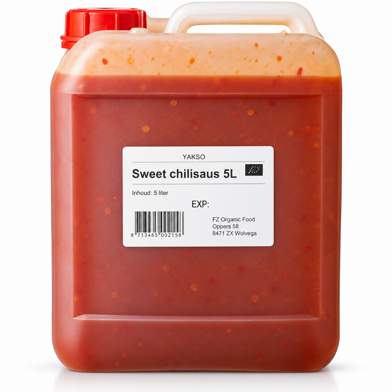 Yakso Biologische Chilisaus 5000 ml grootverpakking