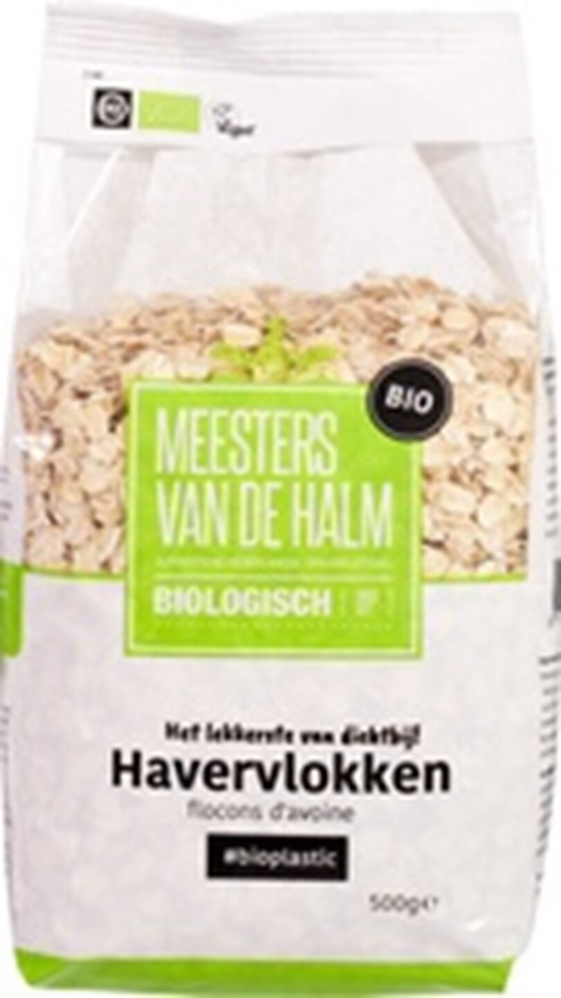 De Halm Havervlokken Grof 500 g, biologisch