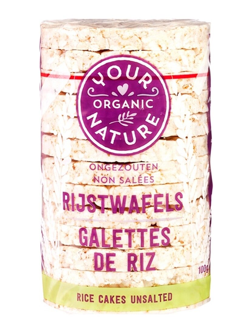Your Organic Nature Ongezouten rijstwafels - 100 gram