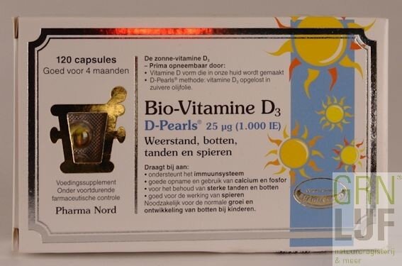 Pharma Nord Bio vitamine D3 25mcg 1000IE