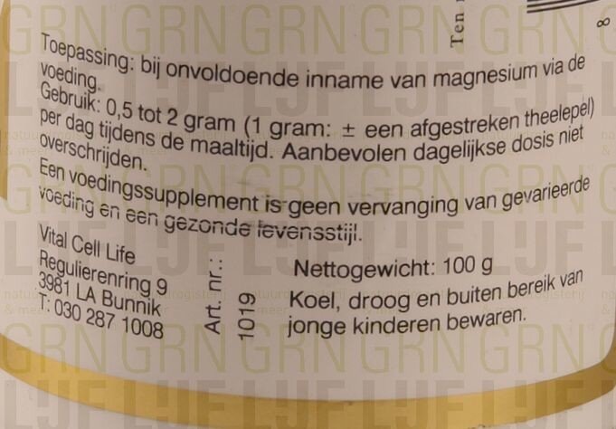 magnesium poeder