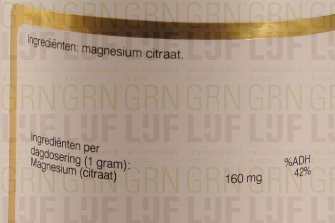 magnesium citraat poeder