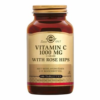 Solgar Vitamin C With Rose Hips 1000 Mg Kopen Groenlijf
