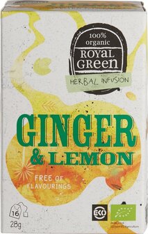 Royal Green Ginger &amp; Lemon Thee&nbsp;