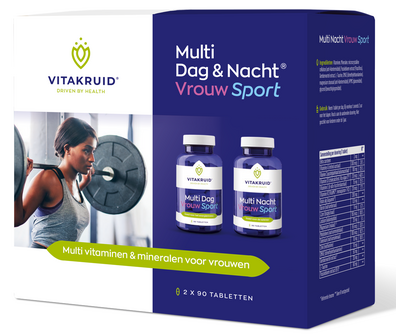 Multi Dag &amp; Nacht Vrouw&reg; Sport - 2 x 90 tabletten - Vitakruid