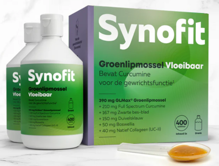 Synofit - 7in1 Groenlipmossel Complex Vloeibaar - 2 x 400 ml