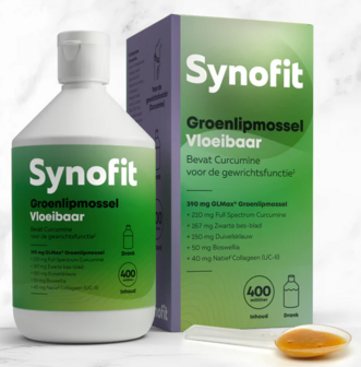 Synofit - 7in1 Groenlipmossel Complex Vloeibaar - 400 ml