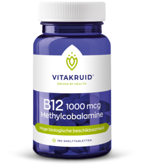 Vitakruid - B12 1000 mcg Methylcobalamine - 180 smelttabletten