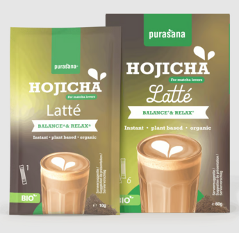 Purasana - Instant Hojicha Latte - 6 x 10 g (60 g)