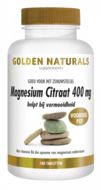 Golden Naturals Magnesium Citraat 400mg 180 tabl