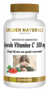 Golden Naturals Acerola Vitamine C 500mg 100tbl