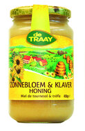 De Traay Zonnebloemhoning-Klaver honing