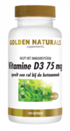 Golden Naturals Vitamin D3 75mcg