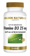 Golden Naturals Vitamine D3 25mcg 120 softgels