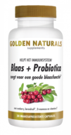 Golden Naturals Blaas + Probiotica 30 vegan capsules