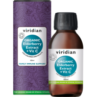 Viridian Organic Elderberry Extract with Vitamin C