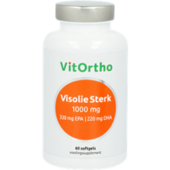 Visolie Sterk 1000 mg 330 mg EPA | 220 mg DHA - 60 sft - Vitortho
