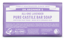 Dr Bronners Zeepblok met Lavendel 140 gram