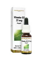 Golden Naturals&nbsp;Vitamine D3 25mcg&nbsp;