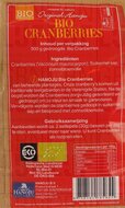 Hanoju Cranberries gedroogd bio