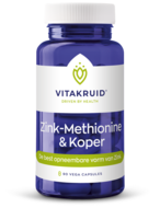 Vitakruid Zink-Methionine &amp; Koper 90 capsules