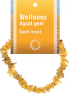 Splitarmband Agaat Geel