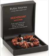 Ruby Mania Armband Jaspis Rood