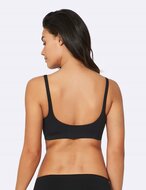 Bamboe Boody Shaper Crop Bra (BH) Zwart Maat L