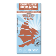 Chocolatemakers - Tres Hombres Melk 40% Zeezout - 80 gram