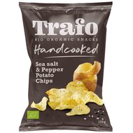 Trafo - Handcooked chips salt &amp; pepper - 125 gram