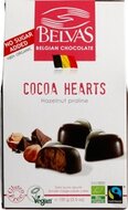 Belvas - Chocoladehartjes Hazelnoot - 100 gram