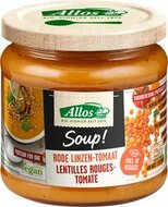 Allos - Rode Linzen-Tomaat Soep - 350ml Nederlands