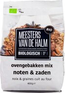 De Halm ovengebakken noten en zaden bio 400 gram verpakking