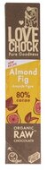 Lovechock - Raw Chocolade 80% Almond Fig - 40 gram