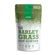 Barley Grass Raw Poeder (Gerstegras) BIO Glutenvrij 200g - Purasana