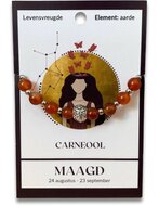 Ruby Mania - Carneool sterrenbeeld armband - Maagd