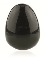 Ruben Robijn - Obsidiaan zwart yoni ei 45x33 mm