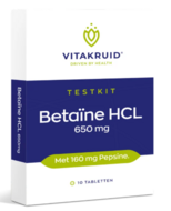 Vitakruid - Beta&iuml;ne HCL Testkit - 10 tabletten