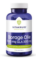Vitakruid - Borage Olie 1500 mg GLA 300 mg - 60 softgels