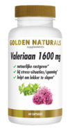 Golden Naturals - Valeriaan 1600mg - 60 capsules