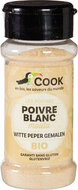 Cook Biologische Gemalen Witte Peper voor lichte sauzen en puree