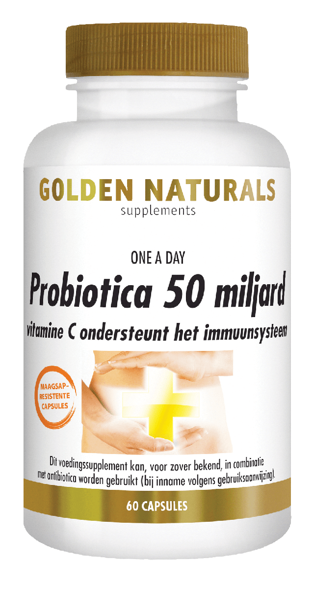 Golden Naturals Probiotica 50 miljard 60caps