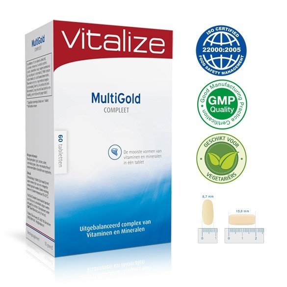 Vitalize Krillolie MultiGold Compleet 60tabl