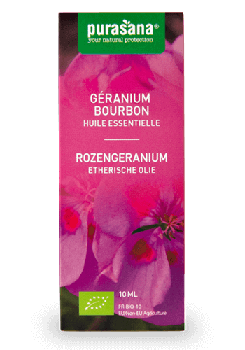 Purasana Geranium Bourbon biologische etherische olie