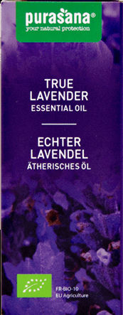 Lavendel, echte BIO etherische olie Purasana 30ml